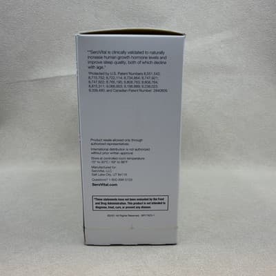 SeroVital Reverse The Signs of Aging Dietary Supplement EXP 11/2027 120 Cap NEW - Thumbnail 4