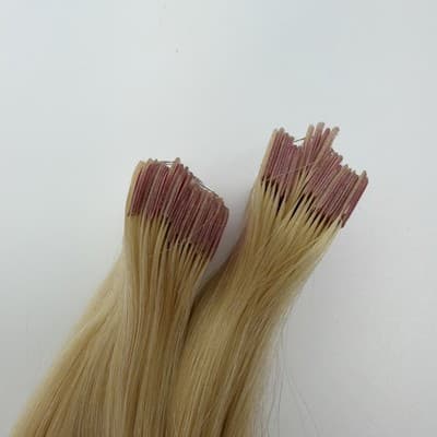 2x Glam Seamless 20” Body Wave Tape in Hair Extensions Light Golden Blonde #22 - Thumbnail 9