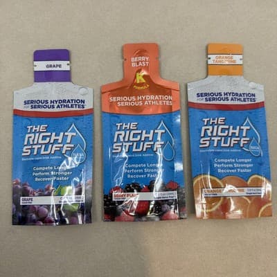 The Right Stuff Electrolyte Drink Mix Variety Pack Orange Grape Berry Blast NEW - Thumbnail 2