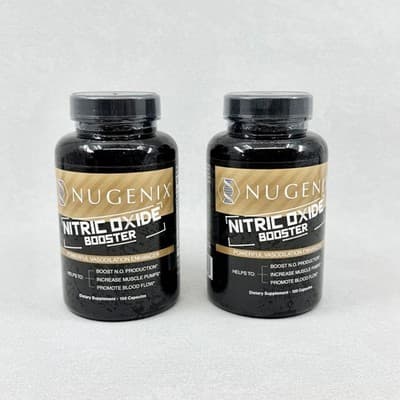 Nugenix Nitric Oxide Booster 3 PACK Vasodilation Enhancer 300 CAPS Exp: 11/26 - Thumbnail 2