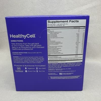 HealthyCell Bioactive Multi Mixed Berry 30 Gel Packs MicroGel Dietary Supplement - Thumbnail 4