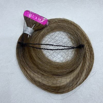 Glam Seamless 20” Tape in Hair Extensions Rooted Caramelt Highlight 20 Pack NEW - Thumbnail 3