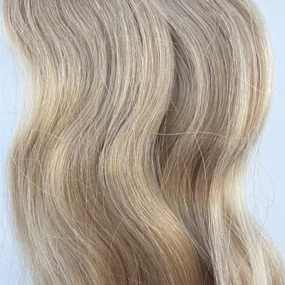 2x Glam Seamless 20” Body Wave Tape in Hair Extensions Dirty Blonde #12 NEW! - Thumbnail 3