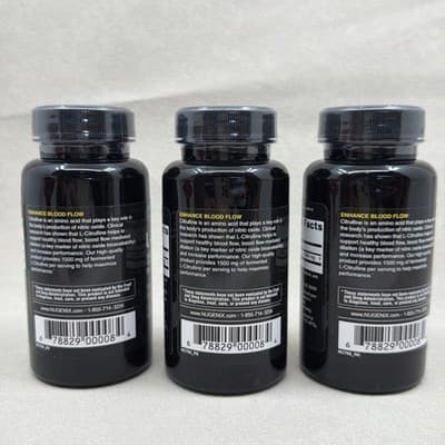 Nugenix L-Citrulline 3 PACK Supplement for Enhanced Blood Flow Men’s Series New - Thumbnail 3
