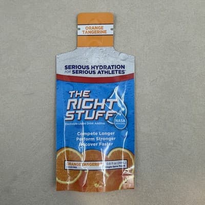 The Right Stuff electrolyte drink concentrate 15 Pouches Orange Tangerine NEW - Thumbnail 5