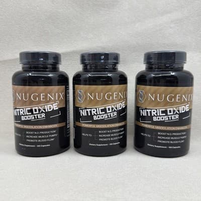 Nugenix Nitric Oxide Booster 3 PACK Vasodilation Enhancer 300 CAPS Exp: 11/26 - Thumbnail 6