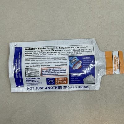 The Right Stuff electrolyte drink concentrate 15 Pouches Orange Tangerine NEW - Thumbnail 2