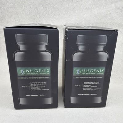 Nugenix 2 PACK Men's Daily T- Multivitamin 120 Tablets 60 Servings New Sealed - Thumbnail 4