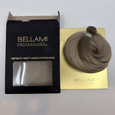 Bellami Infinity Weft 22” PEARL BLONDE #8C/88 Hybrid Blend New Sealed Weft - Thumbnail 3