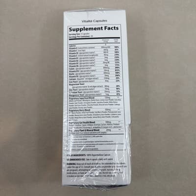 iii THREE Vitalite Superfood Blend + Multivitamin Complex Optimal Daily NEW - Thumbnail 2