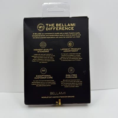 Bellami Infinity Weft 22” PEARL BLONDE #8C/88 Hybrid Blend New Sealed Weft - Thumbnail 2