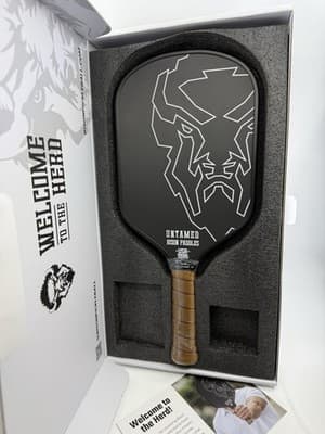 Bison Paddles Pickleball Paddles UNTAMED Raw Carbon Face Foam Injected NEW $149 - Thumbnail 4