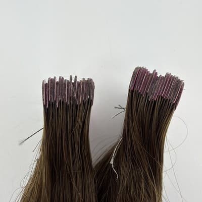 2x Glam Seamless 20” Curl 3A Tape in Hair Extensions #3 Chocolate Brown NEW - Thumbnail 4
