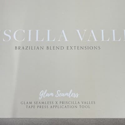 Glam Seamless x Priscilla Valles Tape Press And Razor For Hair Extensions NEW - Thumbnail 3