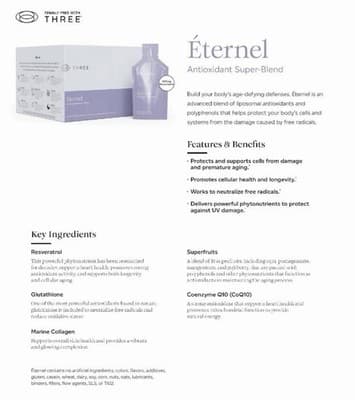 NEW iii Three Eternal Antioxidant Super Blend Dietary Supplement 30 Packet 9/26 - Thumbnail 6