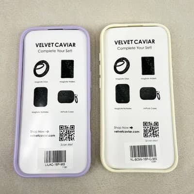 VELVET CAVIAR Magsafe Case Apple iPhone 16 Pro Lilac And Yellow Bows Spring Set - Thumbnail 2