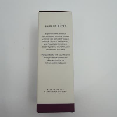 HigherDOSE Red Light Face Mask Serum Light Activated Glow Serum 1 oz NEW - Thumbnail 4