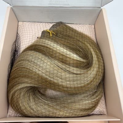 BELLAMI Silk Seam 18” Hair Clip In Vanilla Latte Highlight New Sealed Set Blonde - Thumbnail 4