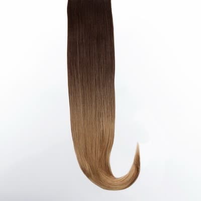 Hotheads Premium Machine Weft #5/23 Colormelt Brown To Blonde 18” NEW SEALED - Thumbnail 2