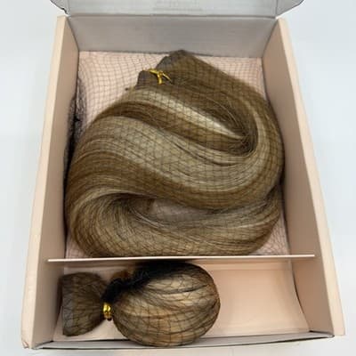 BELLAMI Silk Seam 18” Hair Clip In Vanilla Latte Highlight New Sealed Set Blonde - Thumbnail 2