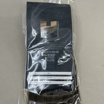 Hotheads Premium Machine Weft #5/23 Colormelt Brown To Blonde 18” NEW SEALED - Thumbnail 6