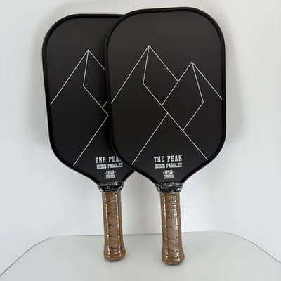 2 PACK Bison Paddles Pickleball Paddles THE PEAK Raw Carbon Face Foam NEW - Thumbnail 5