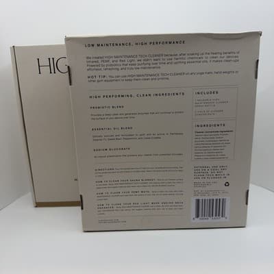 2 PACK! HigherDOSE High-Maintenance Tech Cleaner Kit New Sealed $69 Retail - Thumbnail 2