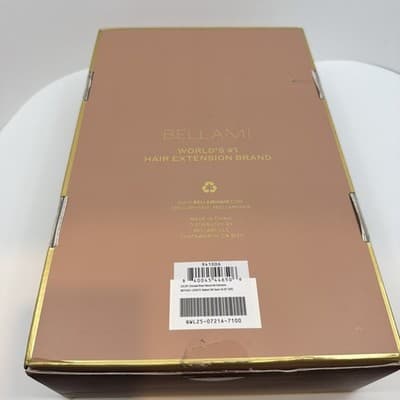 BELLAMI Silk Seam Textured Clip Ins Chocolate Brown #4 3A Curl Pattern 20” 230g - Thumbnail 5