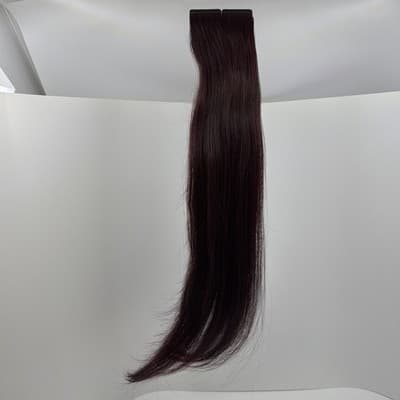 HOTHEADS Hair Extensions Original Tape In 18-20” 34 Deep Violet Red 20 Pieces - Thumbnail 3
