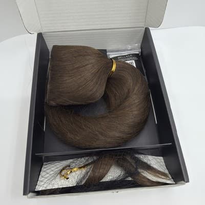 Bellami Halo Pro Hair Extension 16” Chocolate Brown #4 NEW Unused Open Box - Thumbnail 3