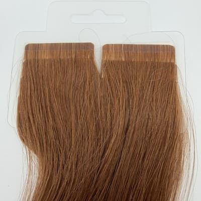 HOTHEADS Hair Extensions Original Tape In 22-24” 130 (Copper Red) 20 Pieces NEW - Thumbnail 4