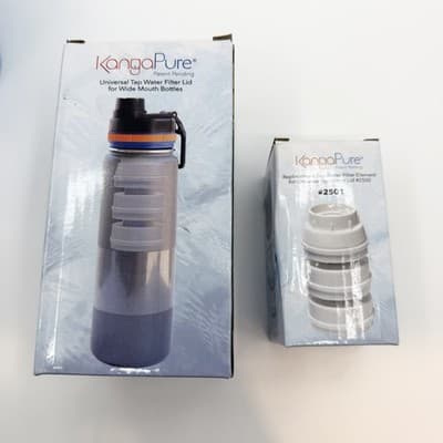 KangaPure Water Filter New 2500 2501 Filters Replacements And Blue Water Bottle - Thumbnail 5
