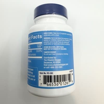 3 PACK The Vitamin Shoppe Vitamin A Eye Health Immune Support 10,000 IU NEW - Thumbnail 3