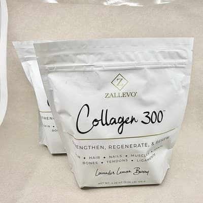 Zallevo Collagen 300 Morikol tripeptide marine collagen New Sealed Bags 2 Pack - Thumbnail 2