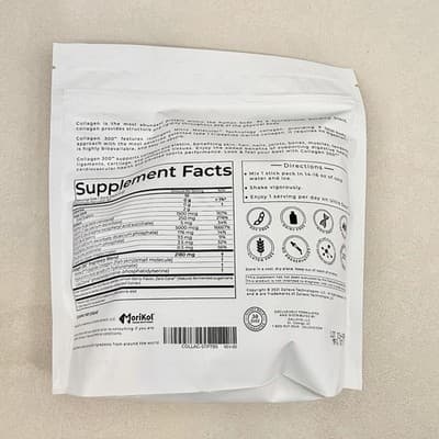 Zallevo Collagen 300 Morikol tripeptide marine collagen New Sealed Bags 2 Pack - Thumbnail 3