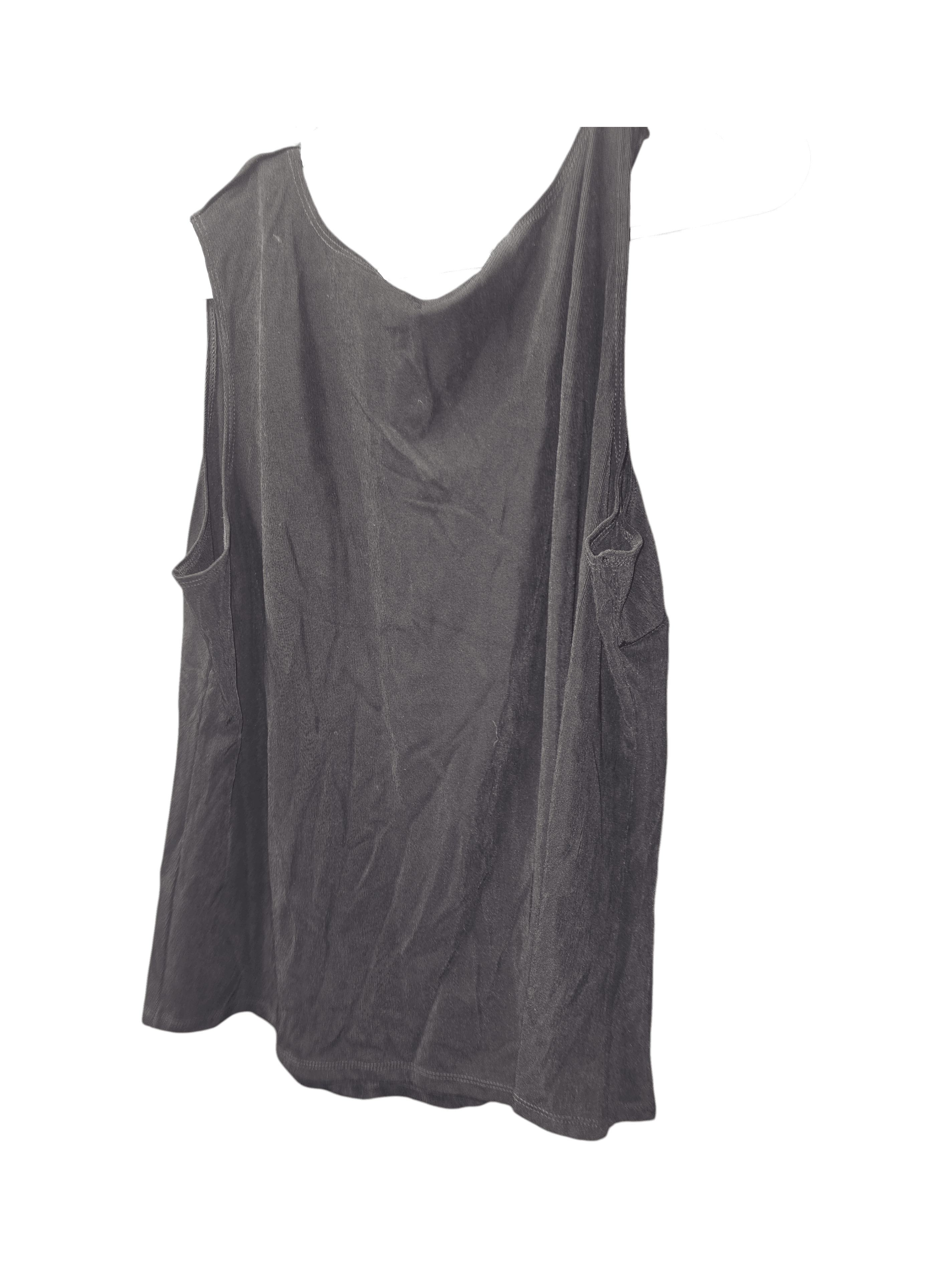Black Sleeveless Top Plus Size 2X - Thumbnail 3