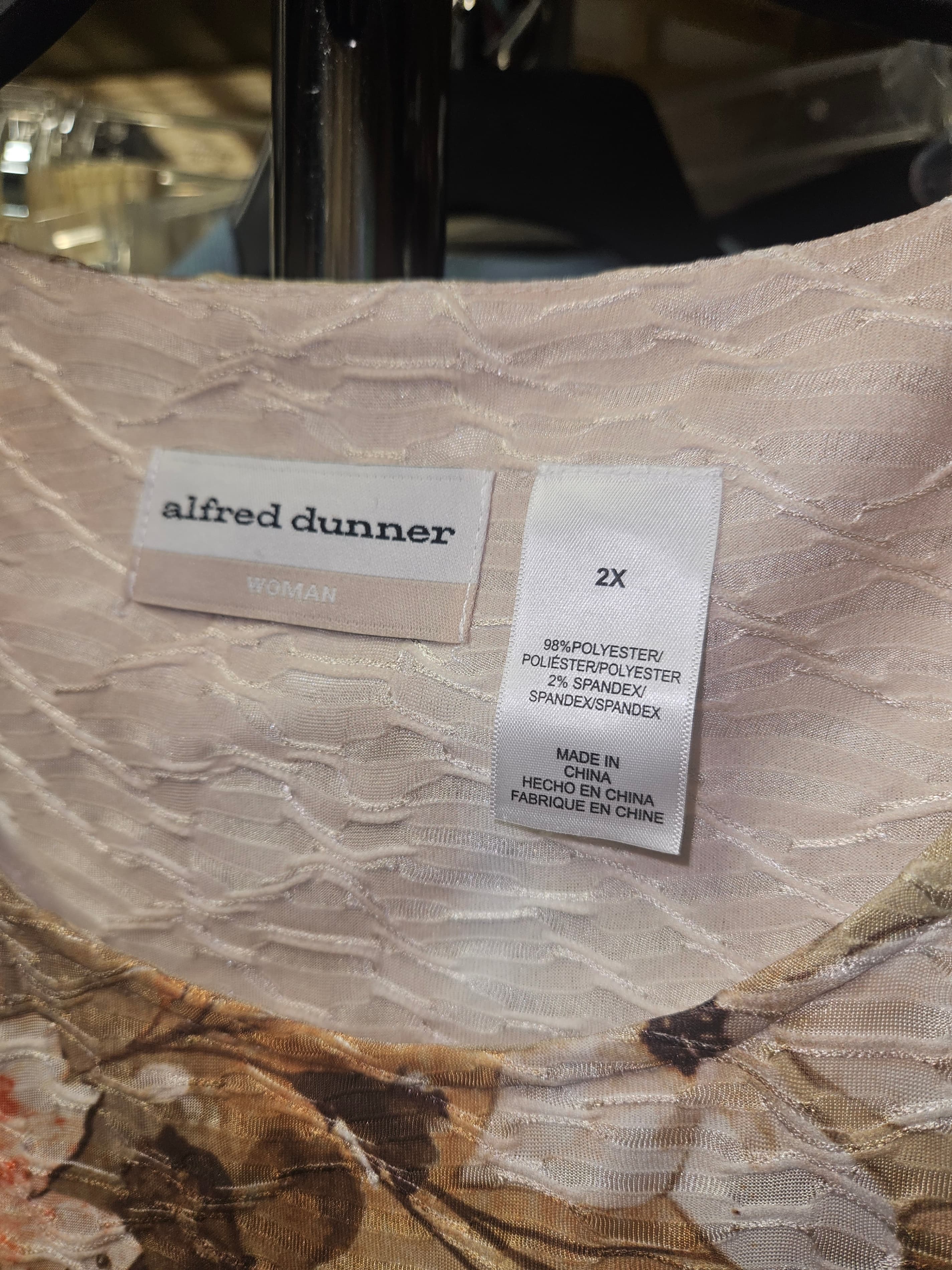 Alred Dunner Crew Neck Blouse - Thumbnail 2