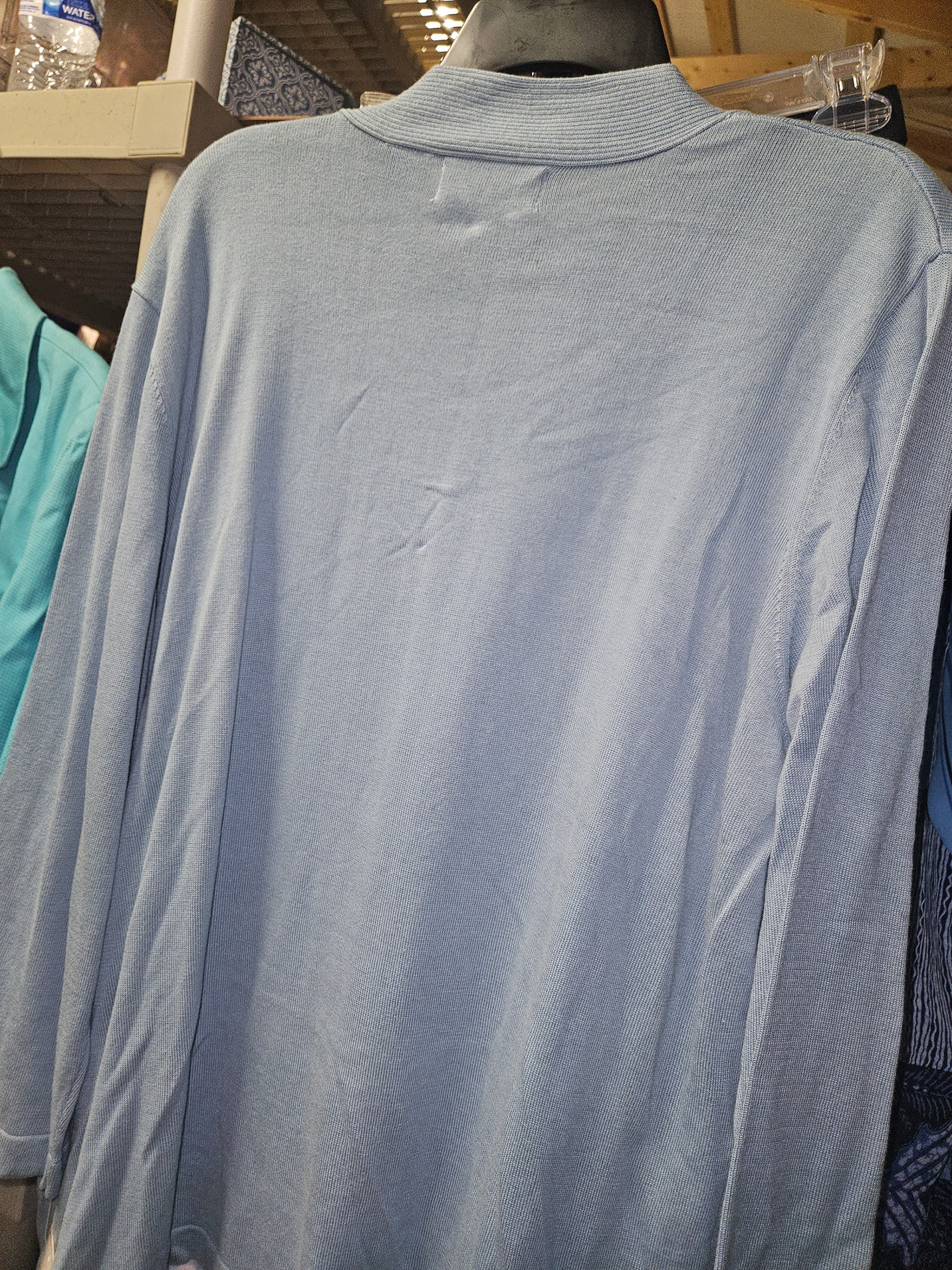 Alfred Dunner 3/4 Sleeve Crew Neck Layered blouse with Sweaters attached Plus - Thumbnail 3