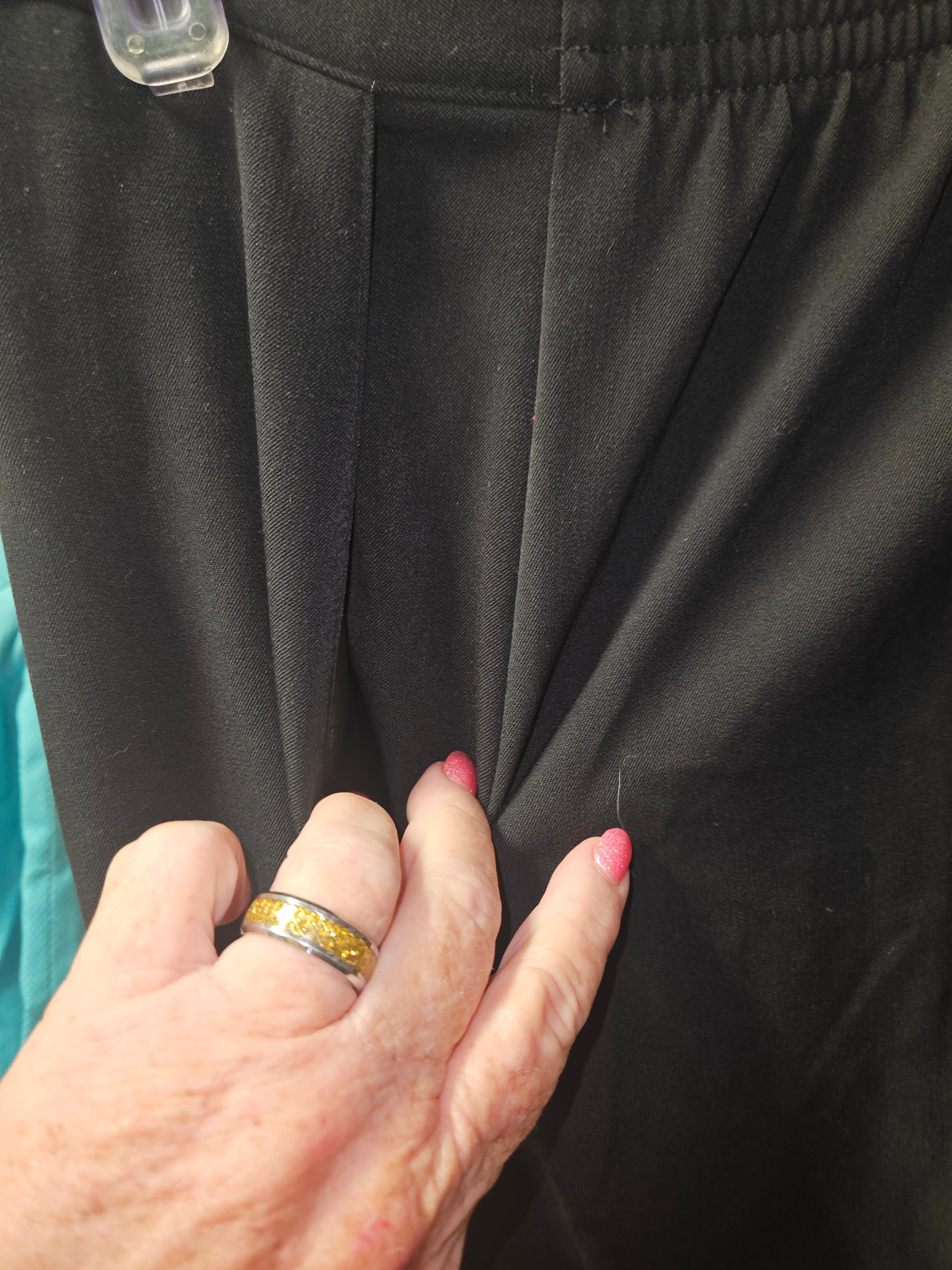 Alfred Dunner Black Pants Size 24W - Thumbnail 3