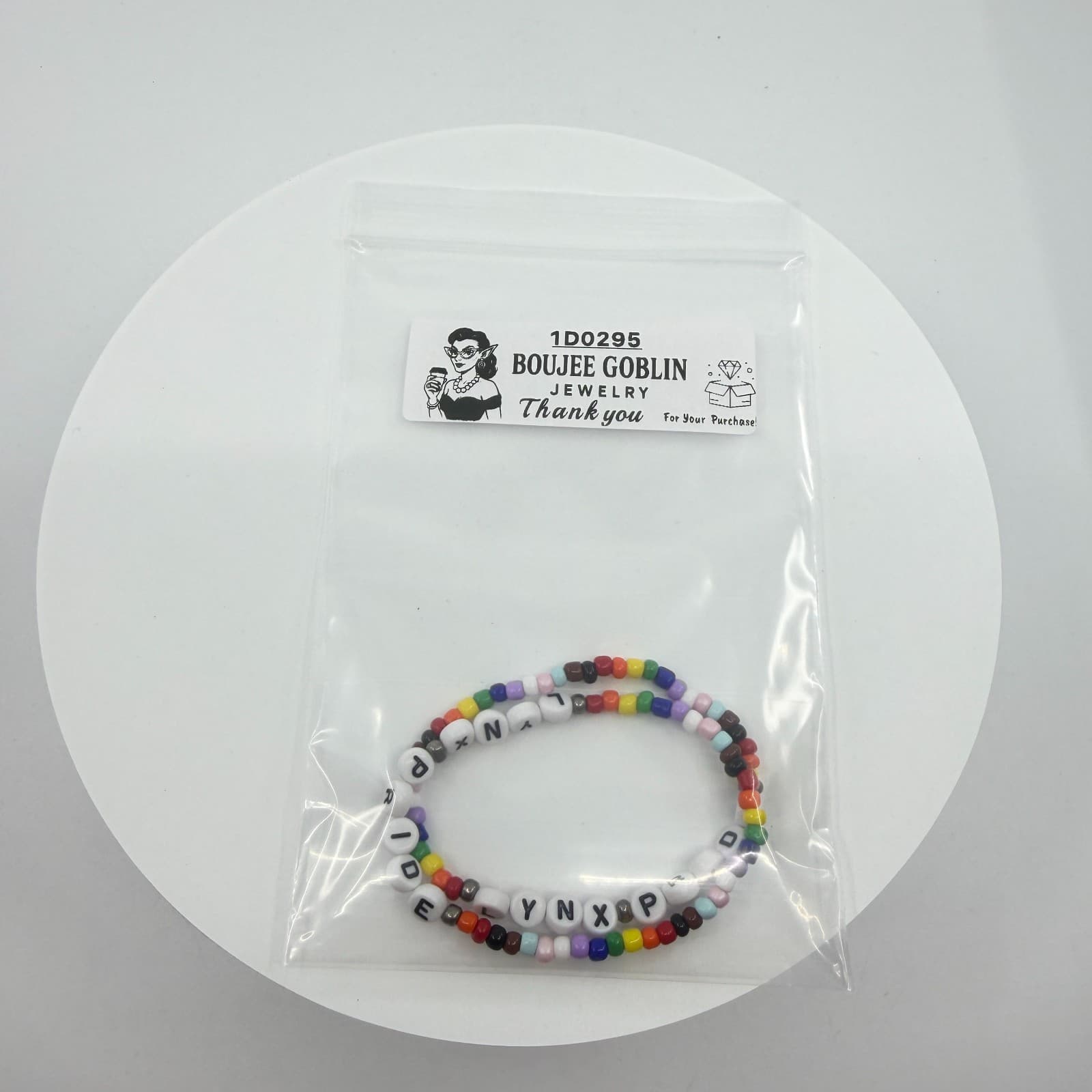 Rainbow Pride Beaded Bracelet Set Y2K Festival Statement Gift LYNX PRIDE Classic - Thumbnail 11