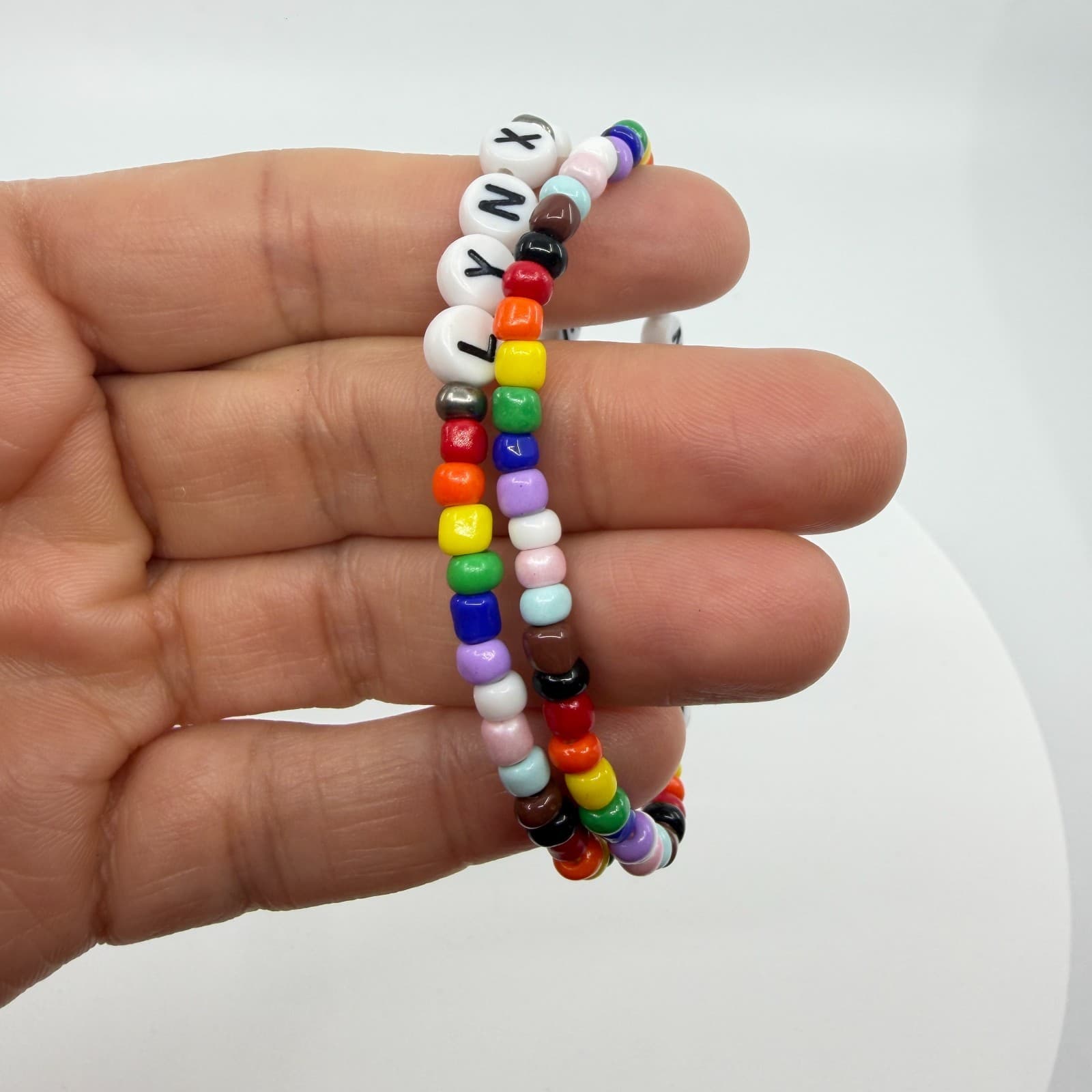 Rainbow Pride Beaded Bracelet Set Y2K Festival Statement Gift LYNX PRIDE Classic - Thumbnail 9