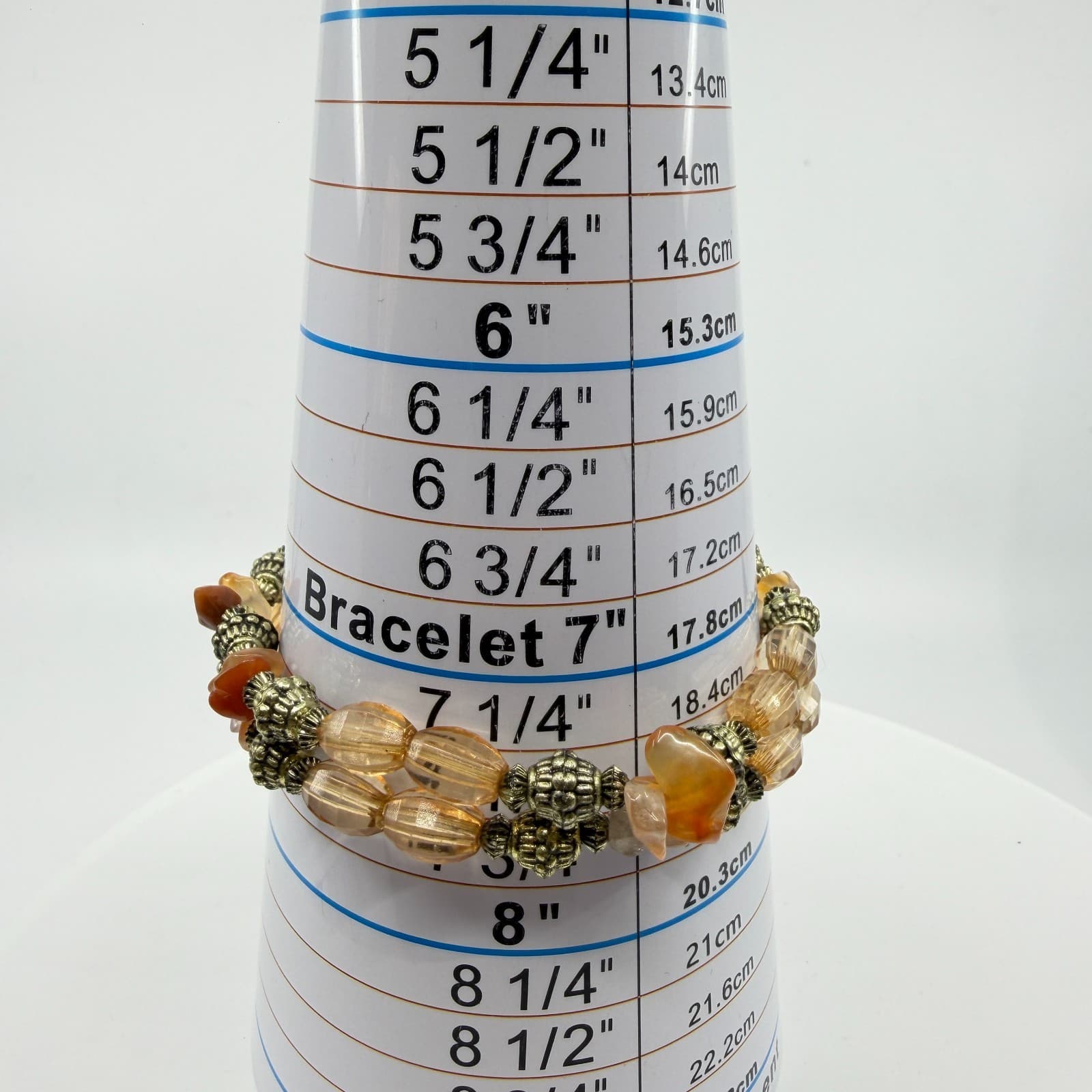 Boho Layered Bead Bracelet with Earthy Gemstone Accents Statement Jewelry Gift - Thumbnail 8