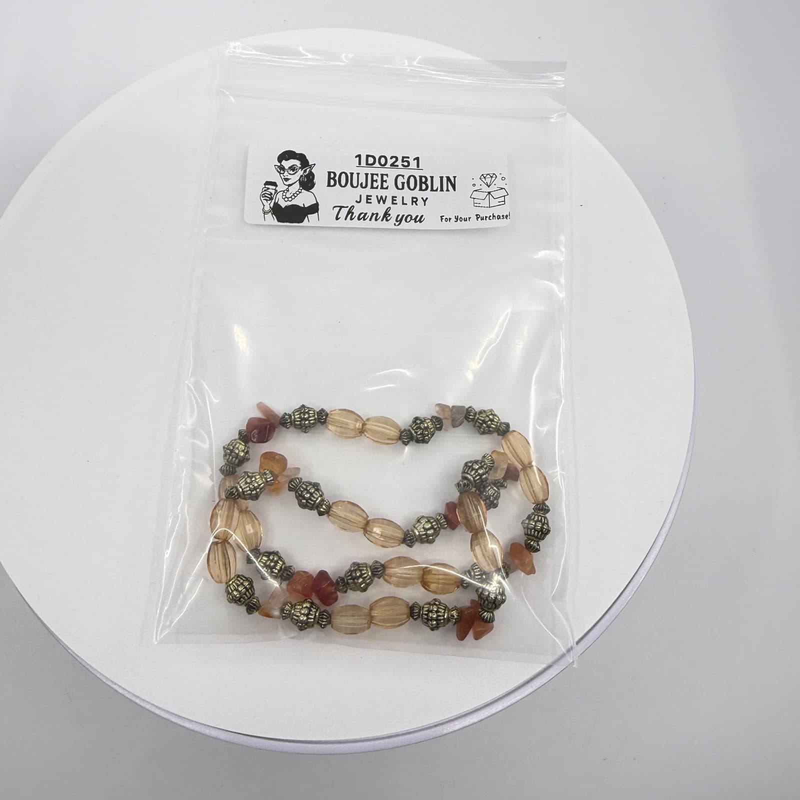 Boho Layered Bead Bracelet with Earthy Gemstone Accents Statement Jewelry Gift - Thumbnail 9