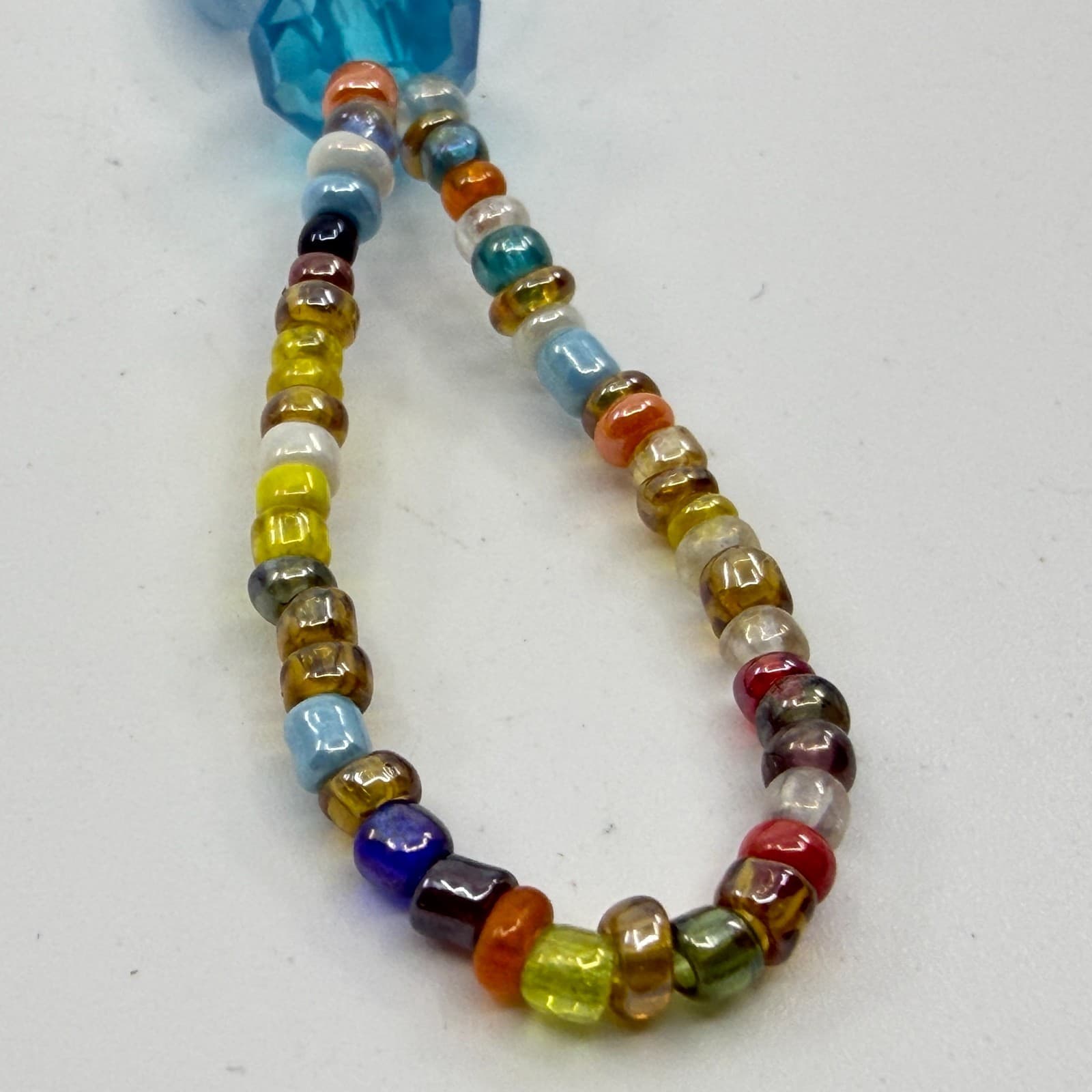 Colorful Boho Floral Barefoot Sandals Set Festival Beach Jewelry Multi-Color - Thumbnail 4