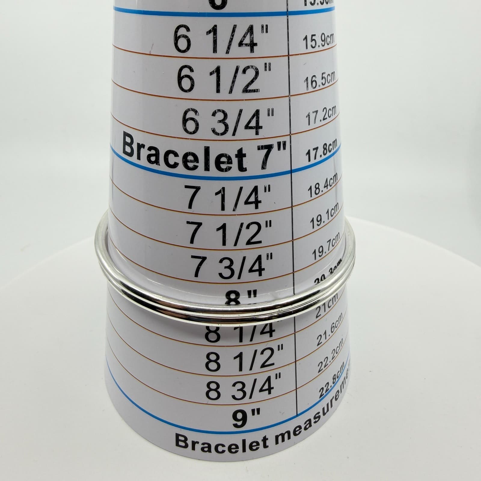 Y2K Minimalist Silver Tone Bangle Bracelet Set Stackable Trendy Simple Accessory - Thumbnail 8