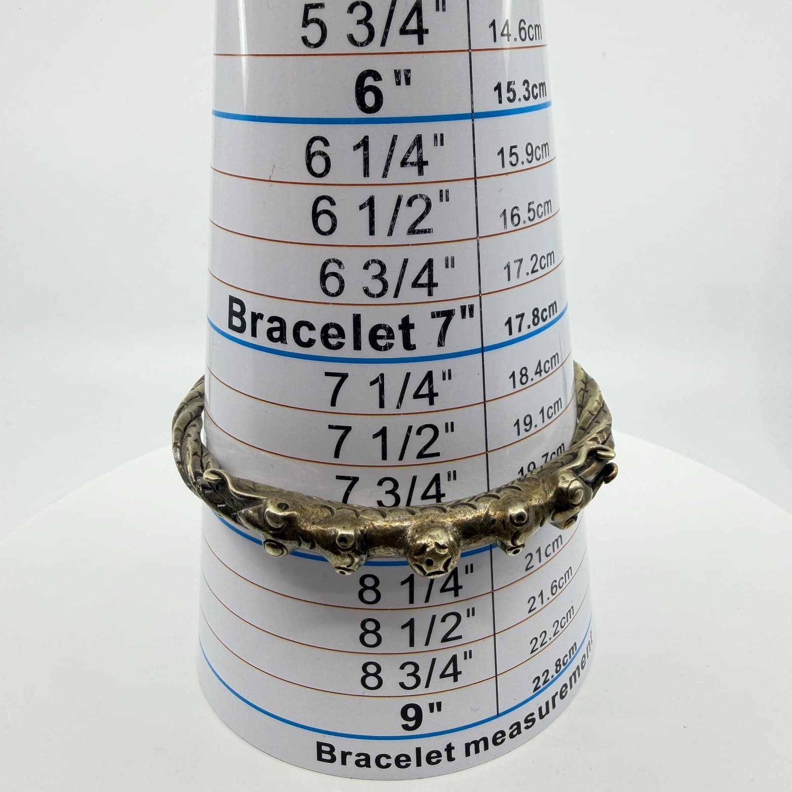 Gothic Dragon Torque Bracelet Cuff Statement Bangle Festival Boho Y2K Aesthetic - Thumbnail 8