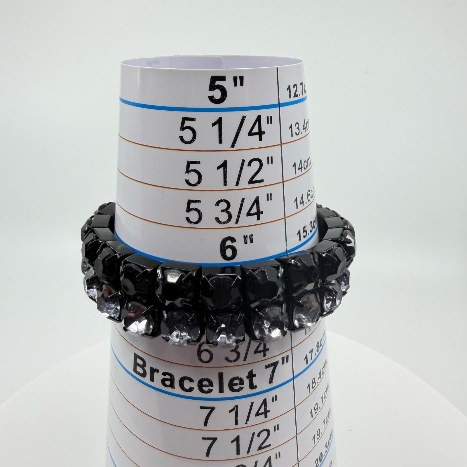 8 Pc Stackable Stretch Crystal Bracelet Set Multicolor Bohemian Festival Jewelry - Thumbnail 8