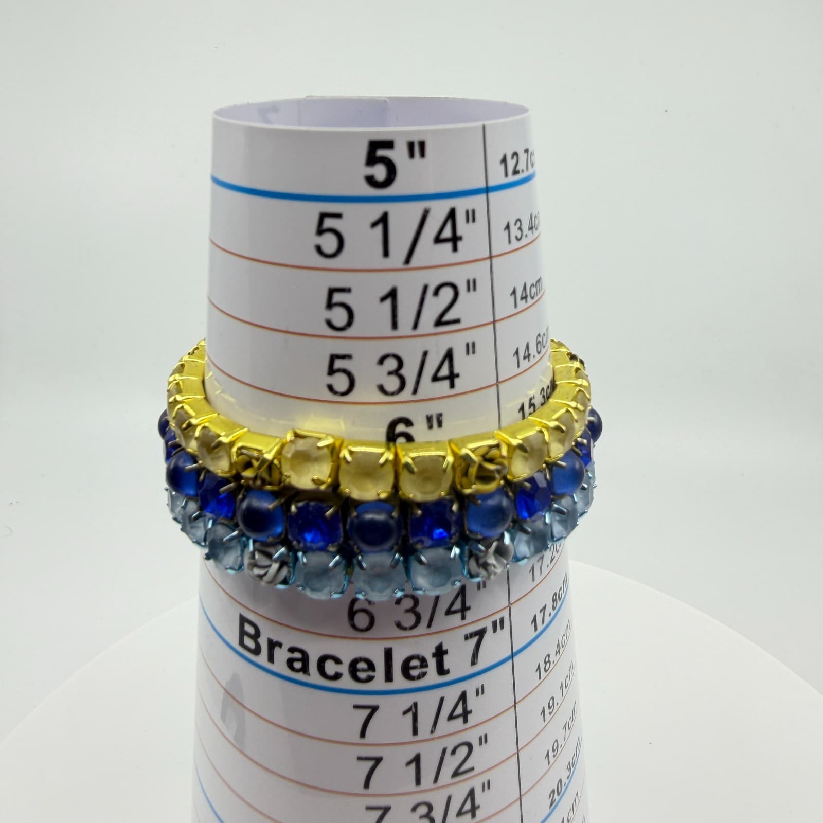 8 Pc Stackable Stretch Crystal Bracelet Set Multicolor Bohemian Festival Jewelry - Thumbnail 9