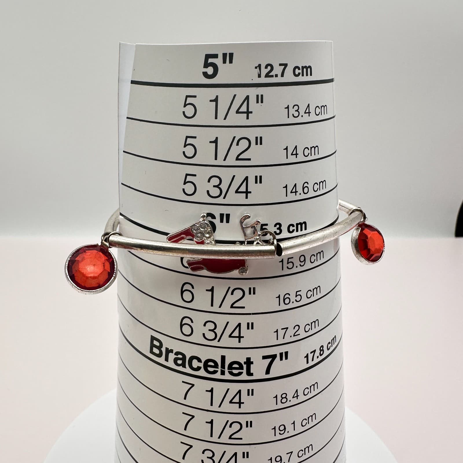Vintage Y2K Silver Tone Holiday Charm Bracelet Christmas Women's Classic Jewelry - Thumbnail 8