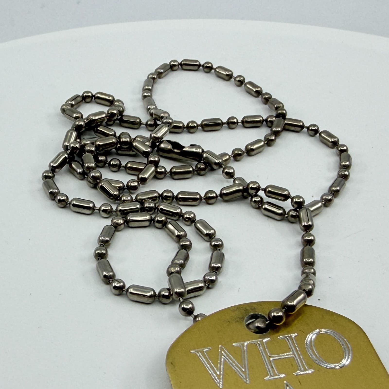 Y2K Orleans Saints Fan Jewelry Lot Hoop Earrings Braided Bracelet Tag Necklace - Thumbnail 10